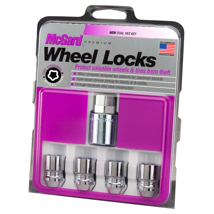 McGard 24154 Cone Seat Exposed Style Wheel Locks-Chrome - Truck Part Superstore