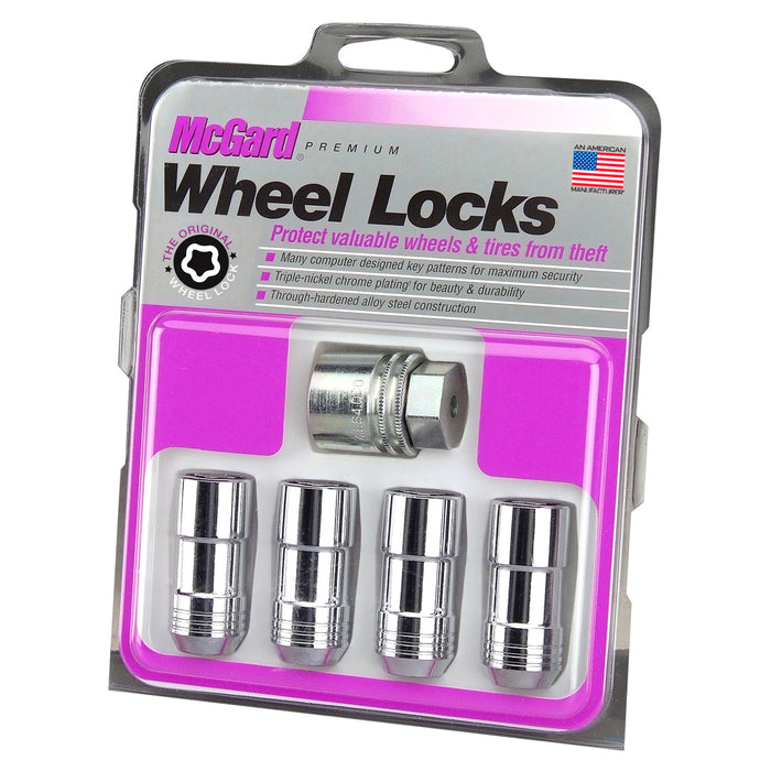 McGard 24160 Cone Seat Exposed Style Wheel Locks-Chrome - Truck Part Superstore