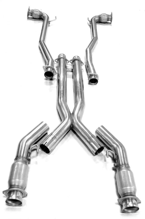 Kooks Custom Headers 24203300 3in. SS GREEN Catted X-Pipe. 2008-2009 Pontiac G8. Connects to OEM Mufflers. - Truck Part Superstore