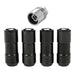 McGard 24208 Black Cone Seat Wheel Locks (M14 x 2.0 Thread Size) - Set of 4 Locks and 1 Key - Truck Part Superstore