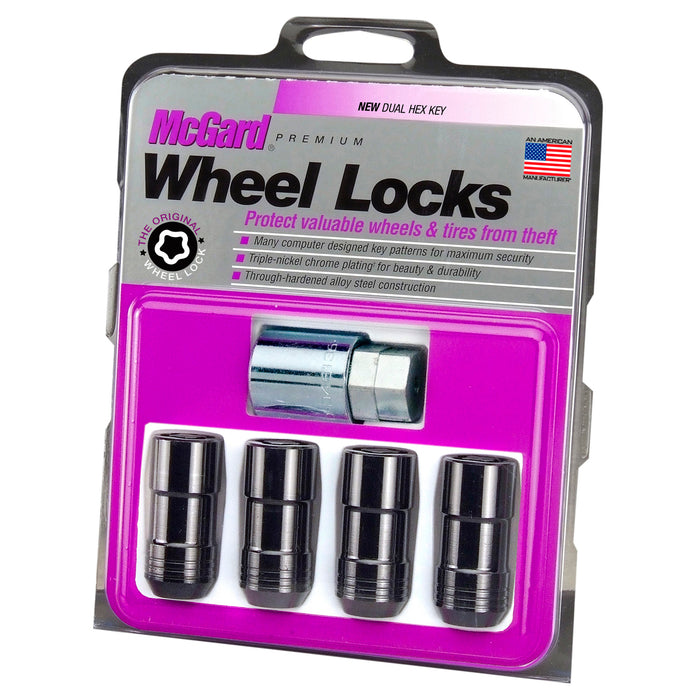 McGard 24220 Cone Seat Exposed Style Wheel Locks-Black - Truck Part Superstore
