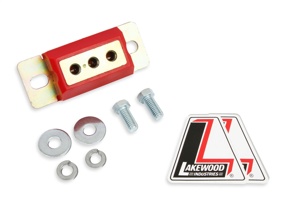 Lakewood 24350 Transmission Mount; Polyurethane; Hardware Incl.; Red; - Truck Part Superstore
