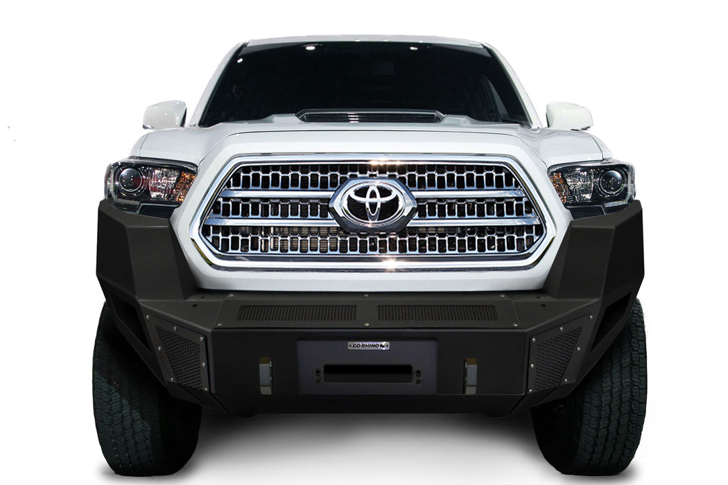 Go Rhino 24388T Strong steel replacement bumper protects winch and vehicle - Truck Part Superstore