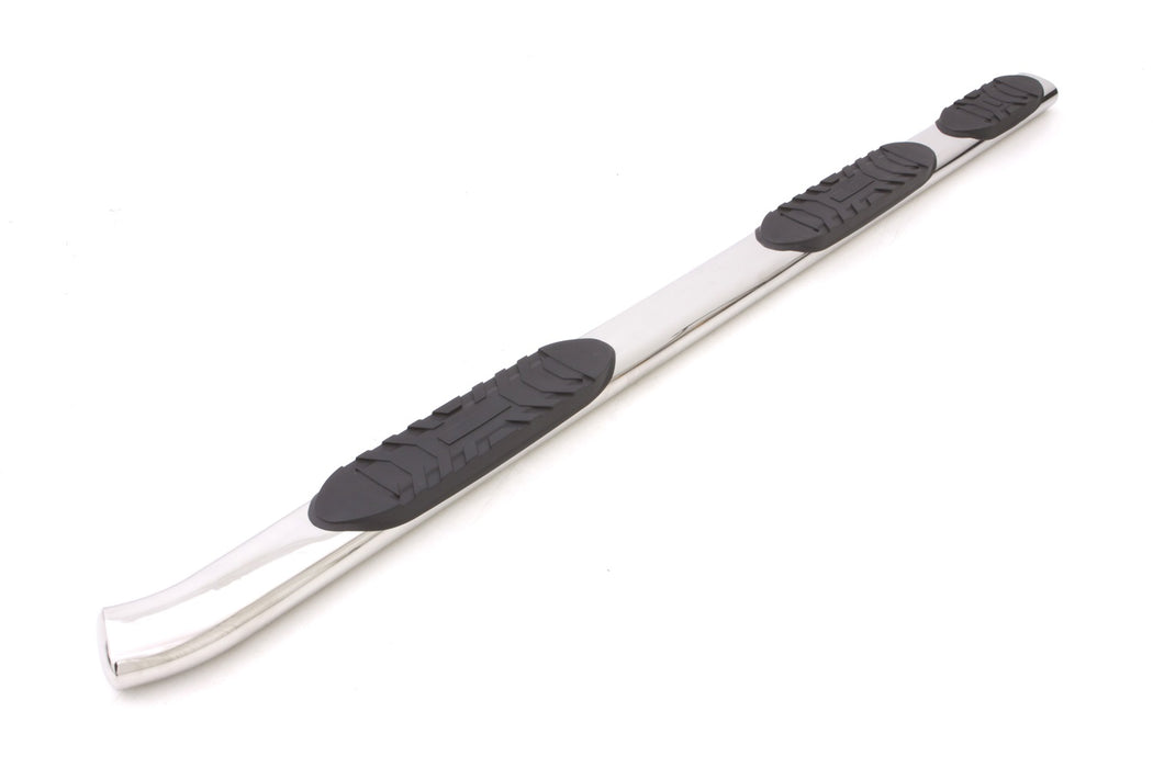 Lund 244102008 5 Inch Oval Wheel-To-Wheel Nerf Bar; Stainless Steel; - Truck Part Superstore