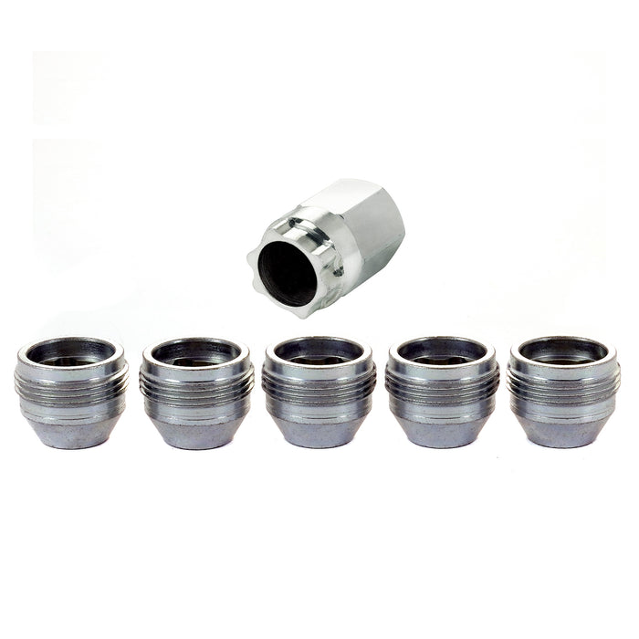 McGard 24519 Cone Seat Under Hub Cap Style Wheel Locks- 5 Lock Set - Truck Part Superstore