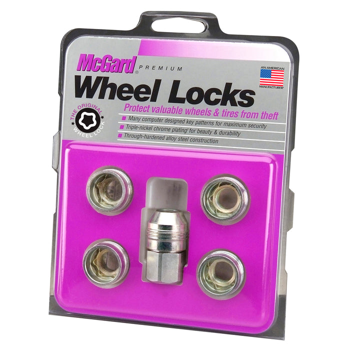 McGard 24519 Cone Seat Under Hub Cap Style Wheel Locks- 5 Lock Set - Truck Part Superstore