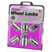 McGard 24537 Cone Seat Exposed Style Wheel Locks-Chrome-5 Lock Set - Truck Part Superstore
