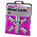 McGard 24538 Chrome Cone Seat Wheel Lock Set (1/2-20 Thread Size) - Set of 5 Locks and 1 Key - Truck Part Superstore
