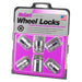 McGard 24557 Cone Seat Exposed Style Wheel Locks-Chrome-5 Lock Set - Truck Part Superstore