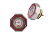 Mr Gasket 2470R Thermocap™ Radiator Cap; Red; OEM Replacement w/Thermometer Built In; 13 psi; - Truck Part Superstore