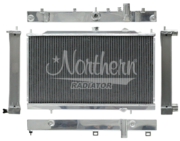 Northern Radiator 205239 Sport Compact Radiator - 17 1/4 x 27 7/8 x 2 1/2 - Truck Part Superstore