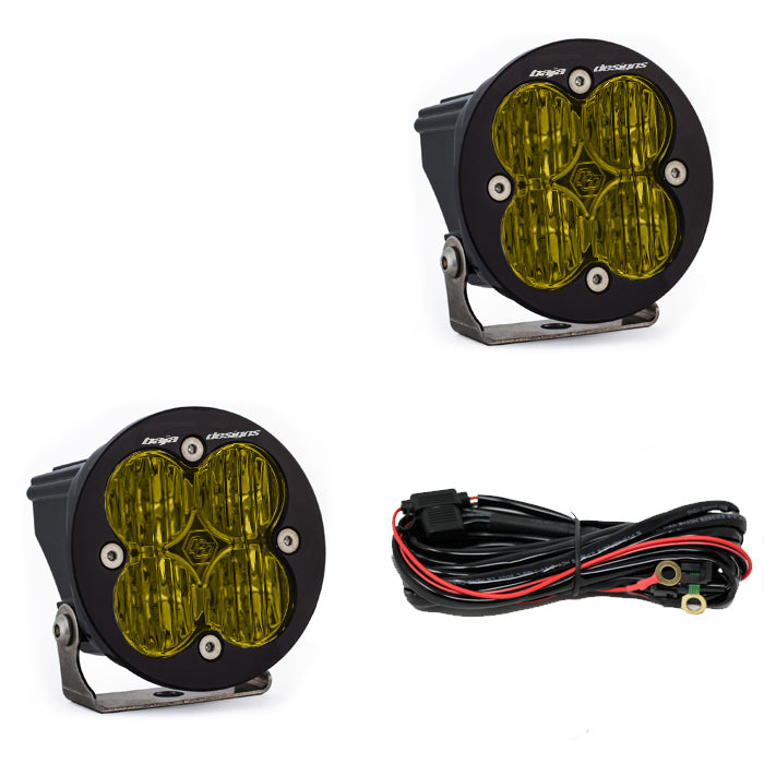 Baja Designs 247815 Squadron-R SAE Pair LED Wide Cornering Amber Baja Designs - Truck Part Superstore