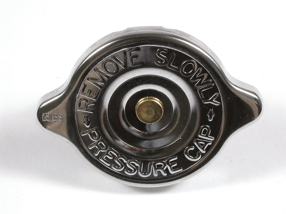Mr Gasket 2481 Radiator Cap; Chrome; 15-18 lb.; Check To Insure Correct Fit; - Truck Part Superstore