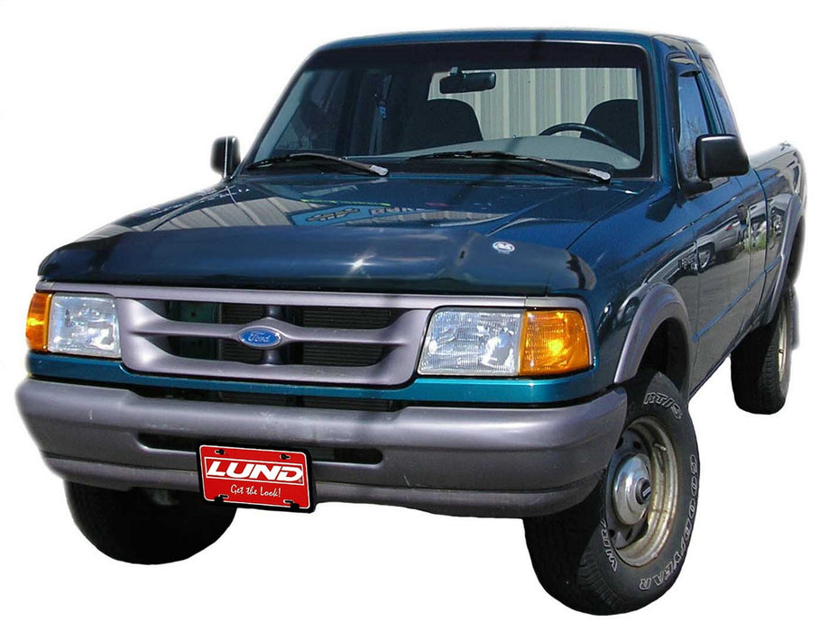 Auto Ventshade (AVS) 24854 Bugflector II® Stone/Bug Deflector; Smoke; Full Height; - Truck Part Superstore