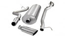Corsa Performance 24896 3.0 Inch Cat-Back Sport Single Side Exit Exhaust 4.0 Inch Slash Cut Polished Tip 07-10 Silverado/Sierra 2500 Extended Cab/Long Bed 6.0L V8 157.5 Inch WB Stainless Steel dB by Corsa Performance - Truck Part Superstore