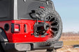 Rough Country 10529 Jeep Spare Tire Relocation Bracket 18-20 Wrangler JL No Rear Proximity Sensors Rough Country - Truck Part Superstore