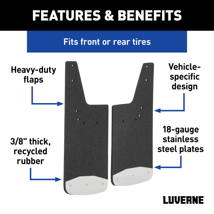 Luverne 250230 Mud Guards-12in. x 20in. - Truck Part Superstore