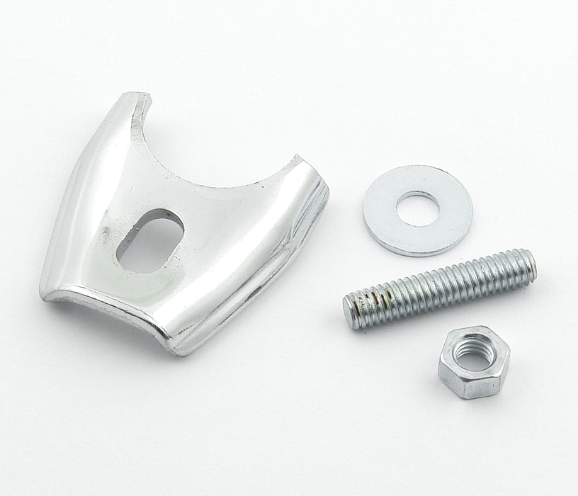 Mr Gasket 2502 Chrome Distributor Hold-Down Clamp; Incl. Stud And Nut; - Truck Part Superstore