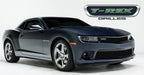 T-Rex Grilles 25032B Billet Series Bumper Grille; Horizontal; Aluminum; Black; 1 Pc; Overlay; - Truck Part Superstore