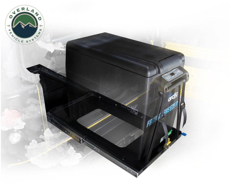 Overland Vehicle Systems 25049801 Refrigerator Tray With Slide and Tilt Small Overland Vehicle Systems - Truck Part Superstore