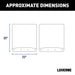 Luverne 250744 Mud Guards-Dual Wheel-20in. x 23in. - Truck Part Superstore
