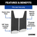 Luverne 250931 Mud Guards-Rear Only-12in. x 20in. - Truck Part Superstore
