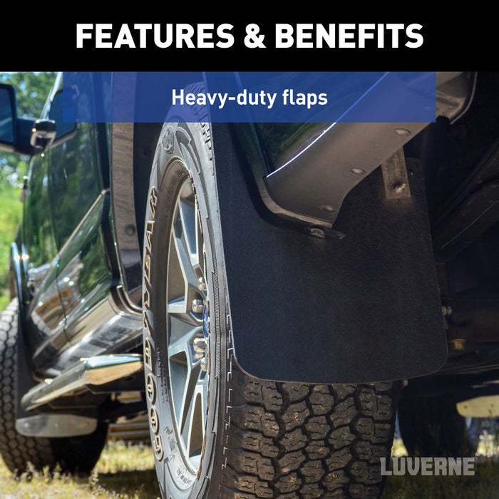 Luverne 251023 Mud Guards w/o Stainless Steel-12in. x 23in. Universal - Truck Part Superstore