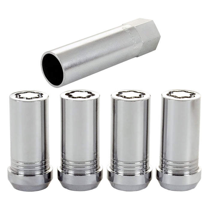 McGard 25110 Tuner Style Cone Seat Wheel Locks-Chrome - Truck Part Superstore