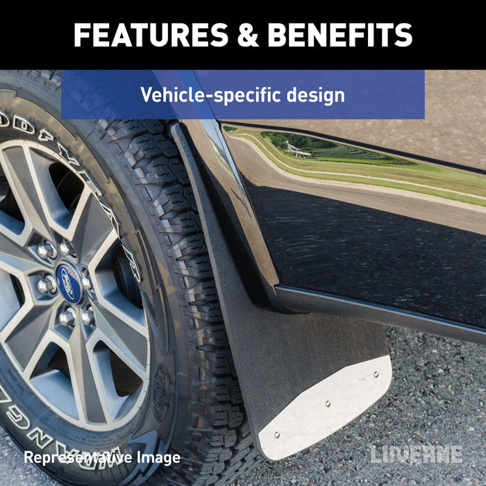Luverne 251124 Mud Guards-Dual Wheel-20in. x 23in. - Truck Part Superstore