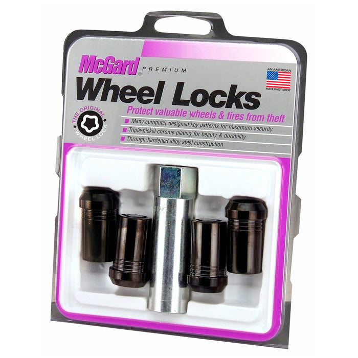 McGard 25112 Tuner Style Cone Seat Wheel Locks-Black - Truck Part Superstore