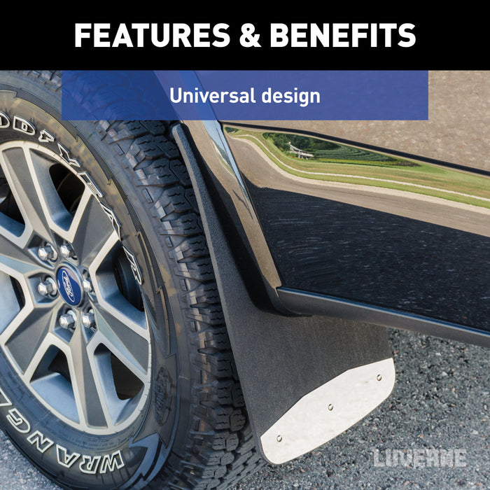 Luverne 251223 Mud Guards-12in. x 23in. Universal - Truck Part Superstore