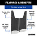 Luverne 251440 Mud Guards-12in. x 20in. - Truck Part Superstore