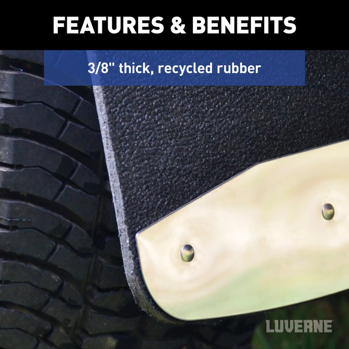 Luverne 251443 Mud Guards-12in. x 23in. - Truck Part Superstore