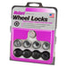McGard 25167 Radius Seat Wheel Lock Set (M14 x 1.5 Thread Size) - Set of 4 Locks and 1 Key - Truck Part Superstore
