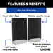 Luverne 251724 Mud Guards-Dual Wheel-20in. x 23in. - Truck Part Superstore