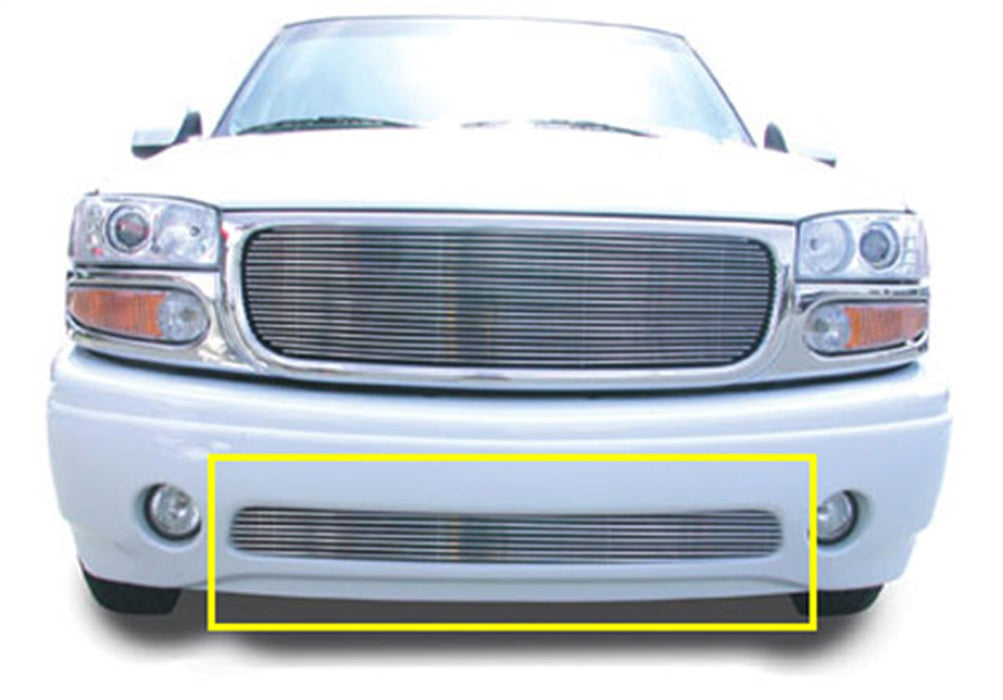 T-Rex Grilles 25179 Billet Series Bumper Grille; Horizontal; Aluminum; Polished; 1 Pc; Bolt-On; - Truck Part Superstore