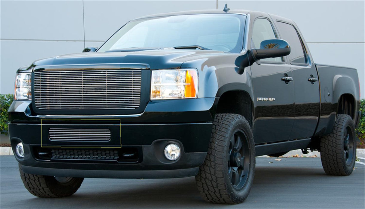 T-Rex Grilles 25209 Billet Series Bumper Grille; Horizontal; Aluminum; Polished; 1 Pc; Bolt-On; - Truck Part Superstore