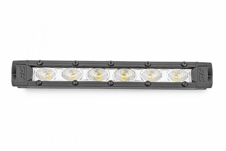 Rough Country 70406 6 Inch Slimline CREE LED Light Bars Pair Chrome Series Rough Country - Truck Part Superstore