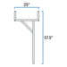 UWS UWS-LADDERRACK UWS UWS-LADDERRACK 48-Inch x 24-Inch Aluminum Ladder Rack for Truck; 2-Pack - Truck Part Superstore
