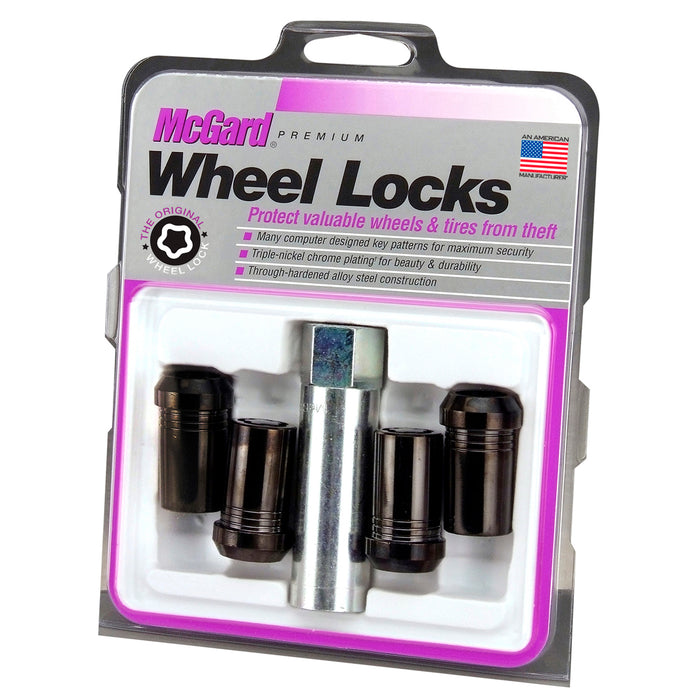 McGard 25340 Tuner Style Cone Seat Wheel Locks-Black - Truck Part Superstore