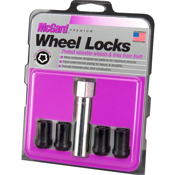 McGard 25354 Tuner Style Cone Seat Wheel Locks-Black - Truck Part Superstore