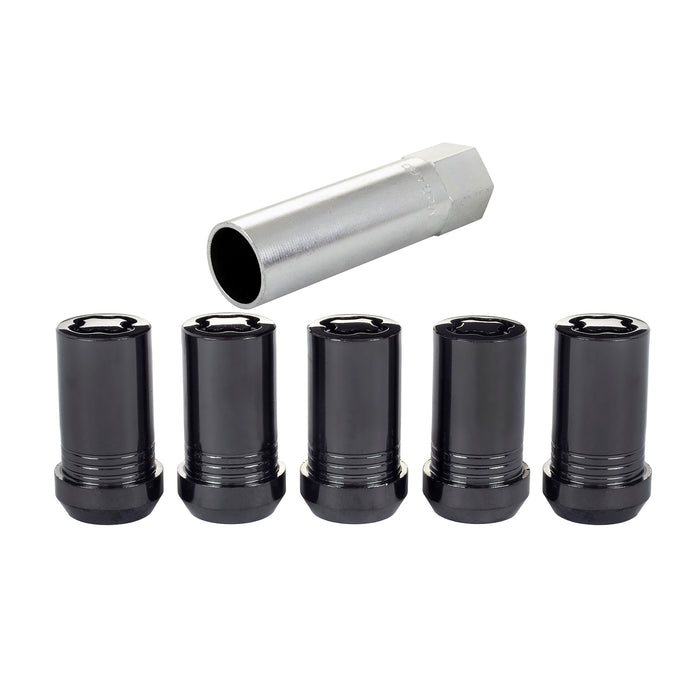 McGard 25515BK Tuner Style Cone Seat Wheel Locks-Black - Truck Part Superstore