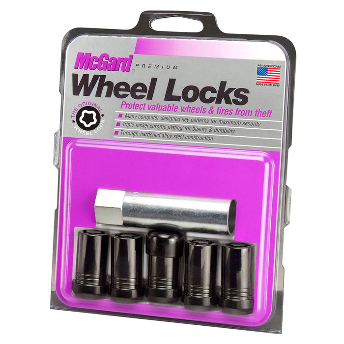 McGard 25515BK Tuner Style Cone Seat Wheel Locks-Black - Truck Part Superstore