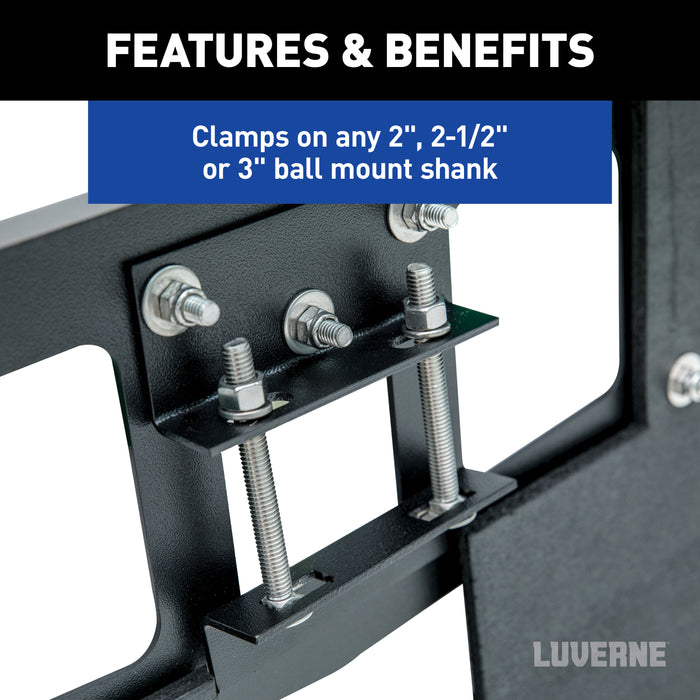 Luverne 255200 Tow Guard Short-15in.-2in. to 3in. Ball Mount - Truck Part Superstore