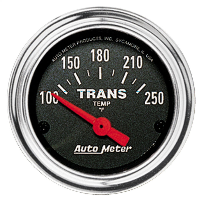 AutoMeter 2552 GAUGE; TRANS TEMP; 2 1/16in.; 100-250deg.F; ELECTRIC; TRADITIONAL CHROME - Truck Part Superstore
