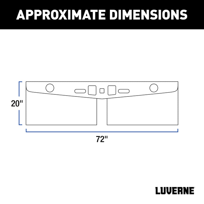 Luverne 255300 Tow Guard Long-20in.-2in. to 3in. Ball Mount - Truck Part Superstore