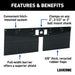 Luverne 255300 Tow Guard Long-20in.-2in. to 3in. Ball Mount - Truck Part Superstore