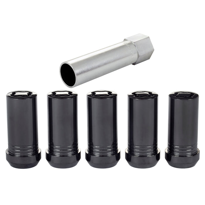 McGard 25540BK Tuner Style Cone Seat Wheel Locks-Black - Truck Part Superstore