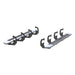 ARIES 2555002 AdvantEDGE 5-1/2in. x 75in. Chrome Aluminum Side Bars; Select Chevrolet; GMC - Truck Part Superstore