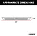 ARIES 2555004 AdvantEDGE 5-1/2in. x 53in. Chrome Aluminum Side Bars; Select Ram 1500; 2500; 35 - Truck Part Superstore